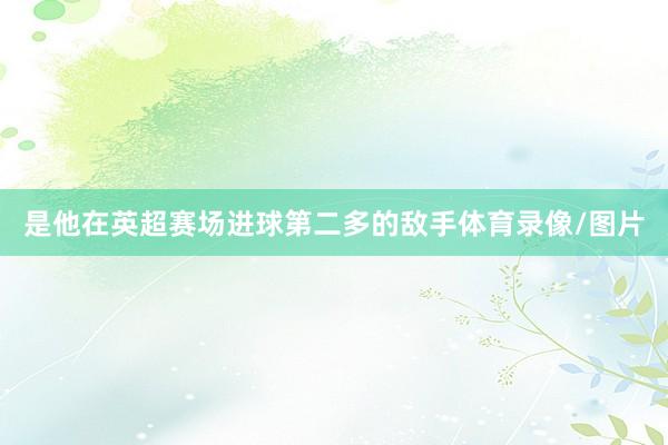 是他在英超赛场进球第二多的敌手体育录像/图片