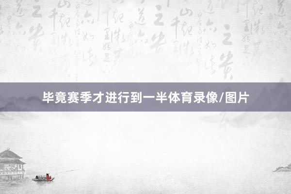 毕竟赛季才进行到一半体育录像/图片