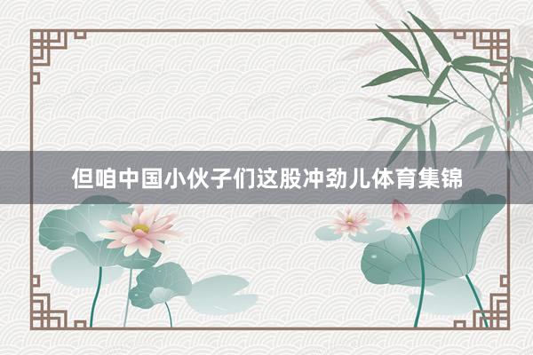 但咱中国小伙子们这股冲劲儿体育集锦