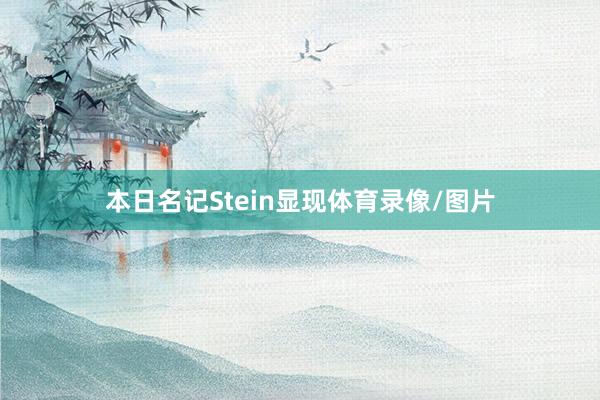 本日名记Stein显现体育录像/图片