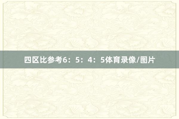 四区比参考6：5：4：5体育录像/图片