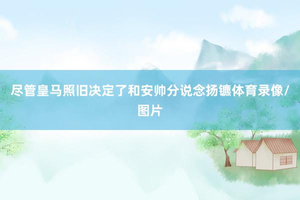 尽管皇马照旧决定了和安帅分说念扬镳体育录像/图片
