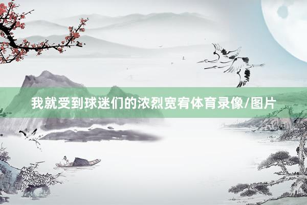 我就受到球迷们的浓烈宽宥体育录像/图片