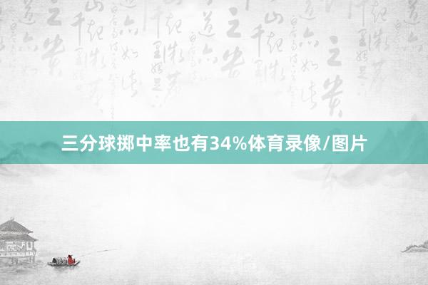三分球掷中率也有34%体育录像/图片
