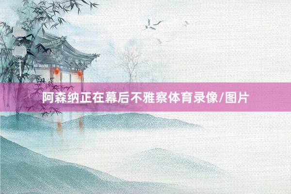 阿森纳正在幕后不雅察体育录像/图片