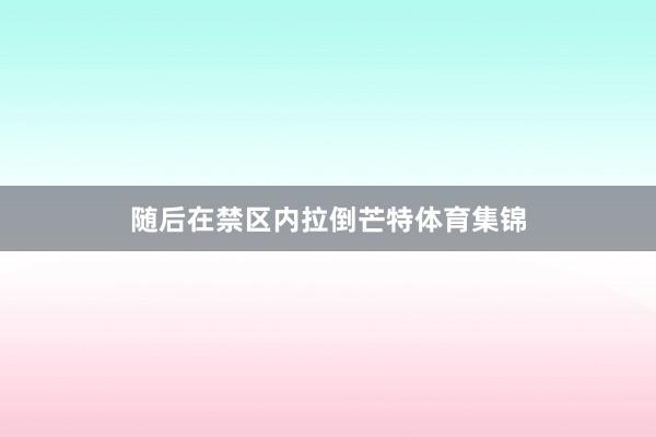随后在禁区内拉倒芒特体育集锦