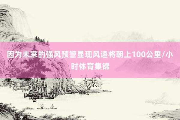 因为未来的强风预警显现风速将朝上100公里/小时体育集锦