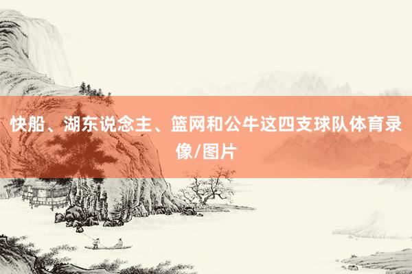 快船、湖东说念主、篮网和公牛这四支球队体育录像/图片