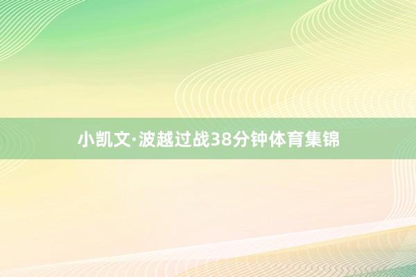 小凯文·波越过战38分钟体育集锦