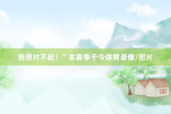 我很对不起！”本赛季于今体育录像/图片