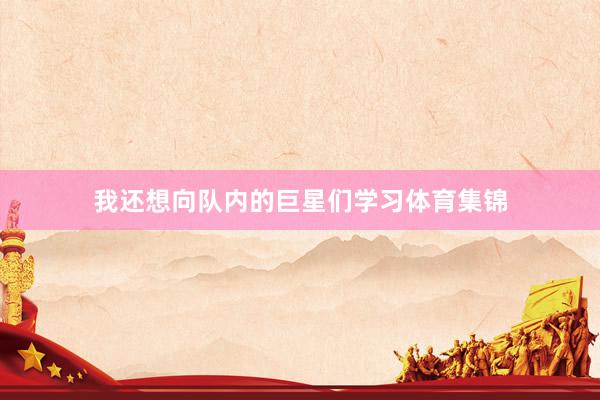 我还想向队内的巨星们学习体育集锦