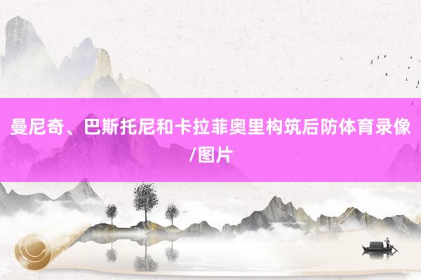 曼尼奇、巴斯托尼和卡拉菲奥里构筑后防体育录像/图片