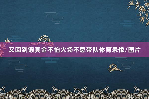 又回到锻真金不怕火场不息带队体育录像/图片