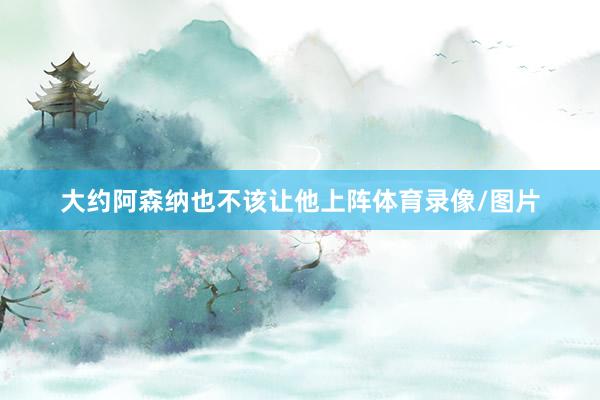大约阿森纳也不该让他上阵体育录像/图片