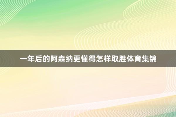 一年后的阿森纳更懂得怎样取胜体育集锦